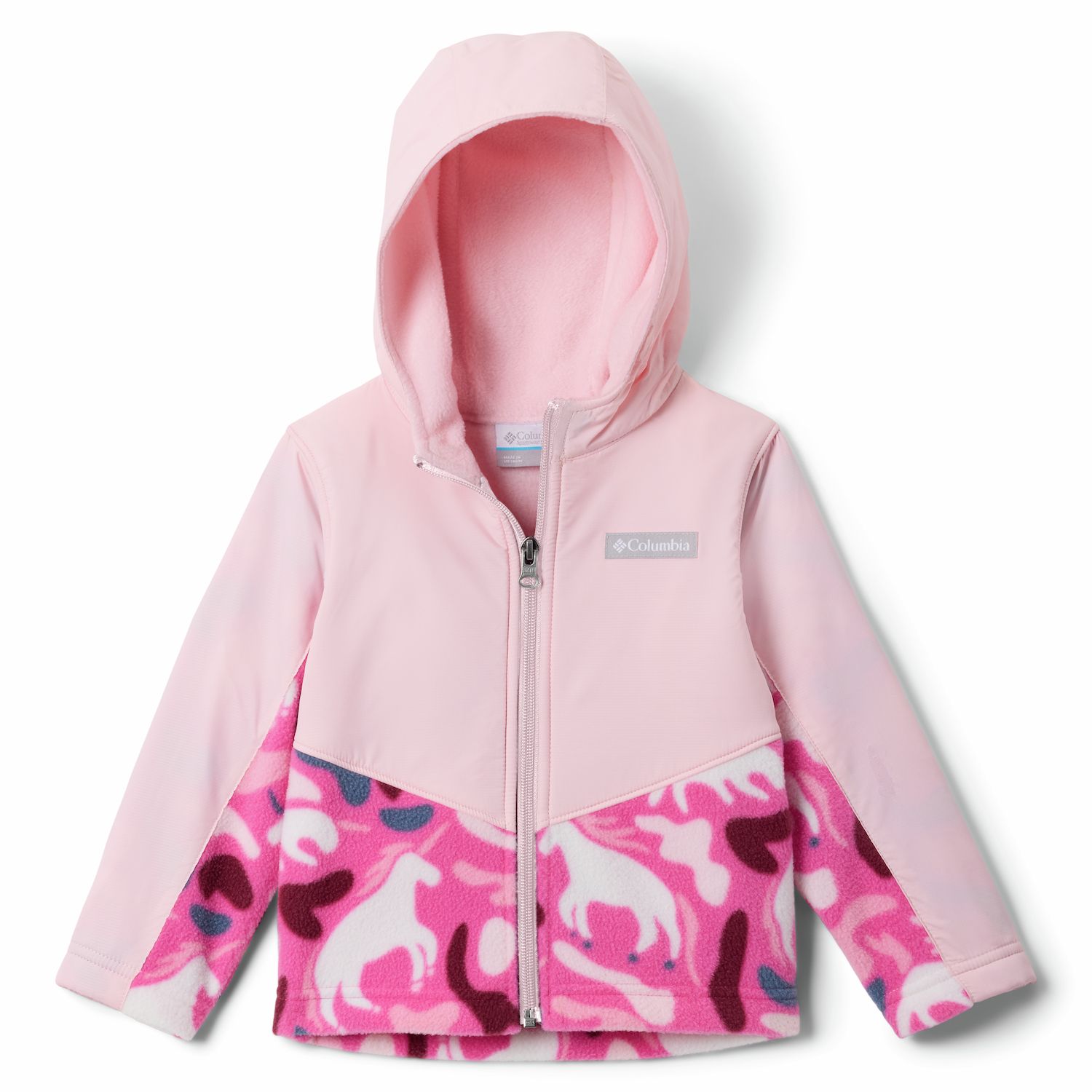 Columbia✨マウンテンパーカー　鳥柄　OMNI-SHIELD キッズ　L 正規品 コロンビア Columbia マウンテンパーカー ナイロンジャケット