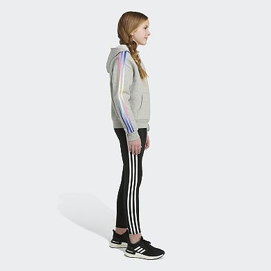 Girls 7-16 adidas Multi 3-Stripes Fleece Hoodie