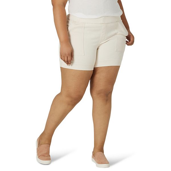Plus Size Lux Pull-On Shorts