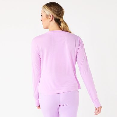 Women's Tek Gear® Crewneck Long Sleeve Tee