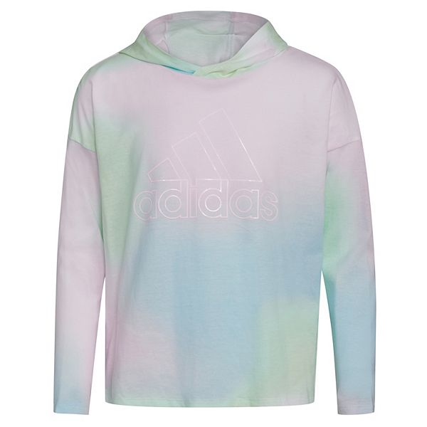 Girls 4-6x adidas Long-Sleeve Curved Hem Tee