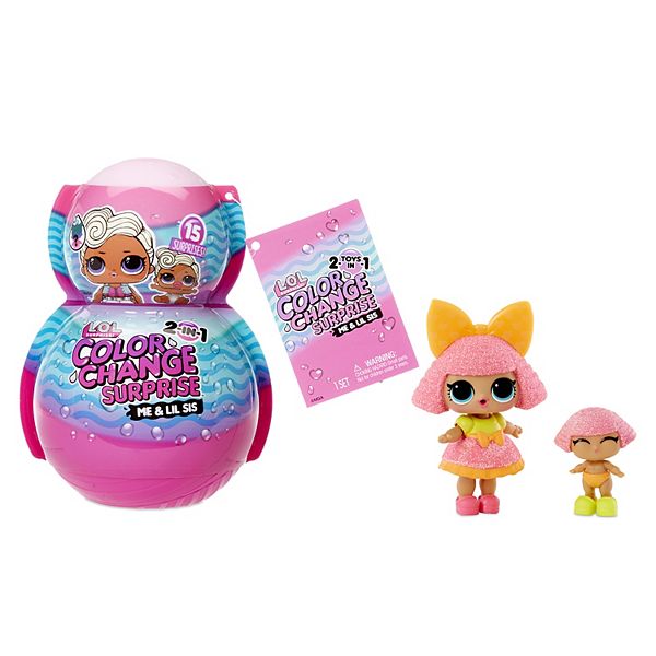 LOL Surprise! Color Change Dolls - 7 Surprises with Outfit, Accessories,  and Ball - Toys for Kids Ages 4-7+ Years