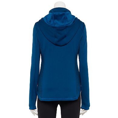 Women's Tek Gear® Hooded Mixed-Media Jacket