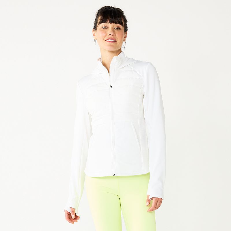 Women's Tek Gear® Hooded Mixed-Media Jacket