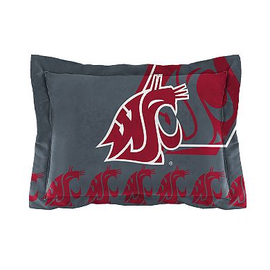 The Northwest Washington State Cougars Twin Comforter Set with Sham