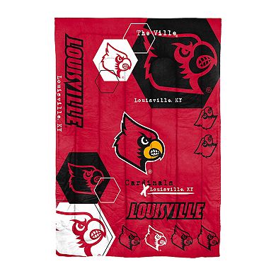 The Northwest Louisville Cardinals Twin Comforter Set with Sham