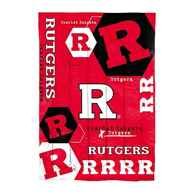 The Northwest Rutgers Scarlet Knights Twin Comforter Set with Sham