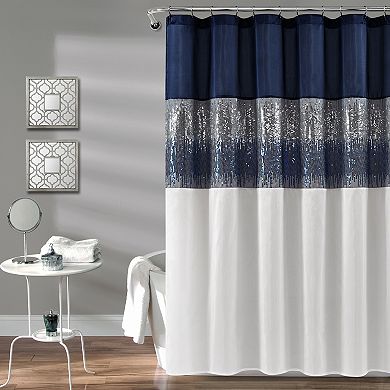 Lush Decor 72" x 78" Night Sky Shower Curtain