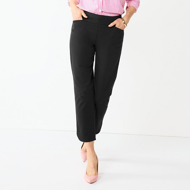 Petite Croft & Barrow® Effortless Stretch Ankle Pants