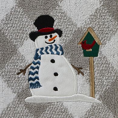 SKL Home Snowman & Birdhouse 2-piece Hand Towel