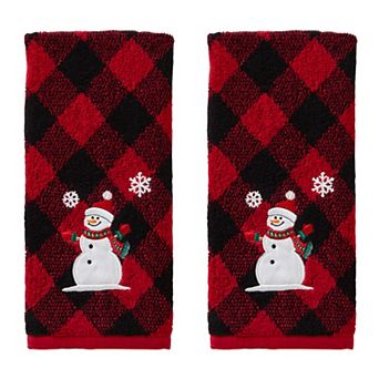 SKL Home Snowman 2 pc Hand Towel Set