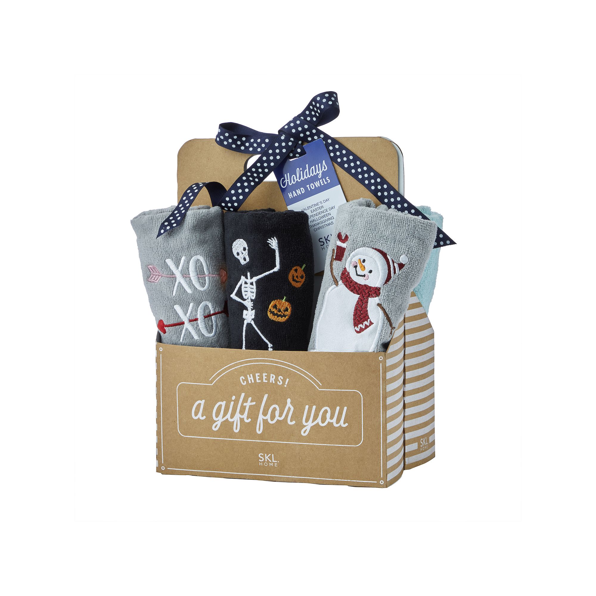 SKL Home Holidays Hand Towel 6-piece Set, Multi