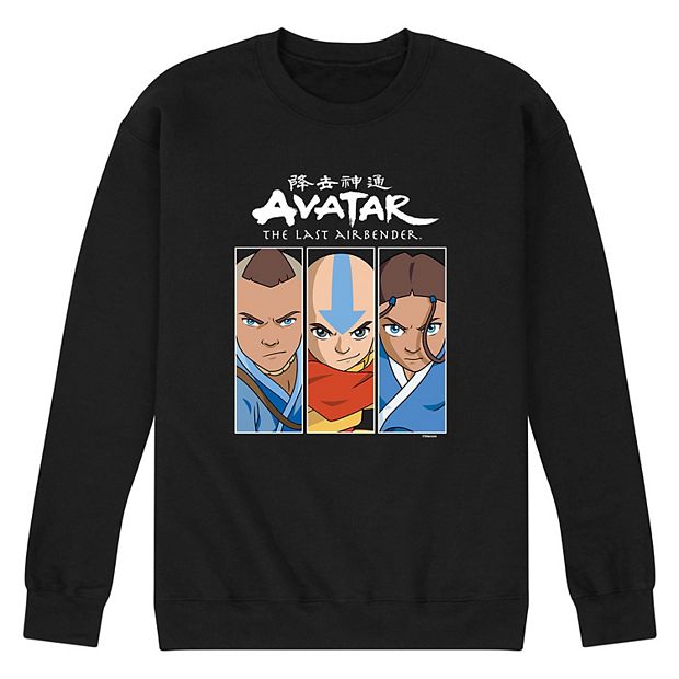 Men s Avatar Sokka Aang Katara Sweatshirt