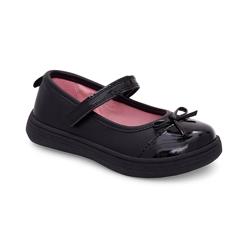 Carters Flora Girls Mary Jane Shoes, Girls, Size: 4 T, Black