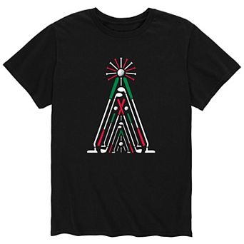 Men's Golf Christmas Tree Tee