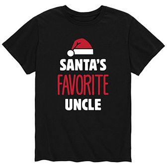 Men's Santa's Favorite Uncle Tee