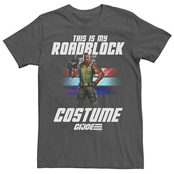 Men's G.I. Joe Halloween This Is My Roadblock Costume Tee
