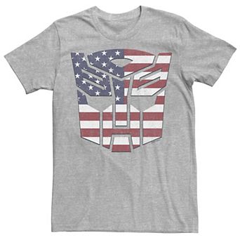 Men's Transformers Autobots American Flag Logo Tee