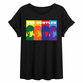 Juniors' The Beatles A Hard Day's Night Oversized Tee