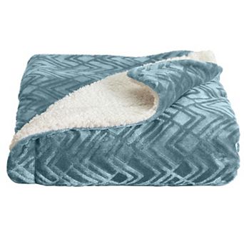 Madelinen® Cielo Berber Velvet Plush Sherpa Blanket