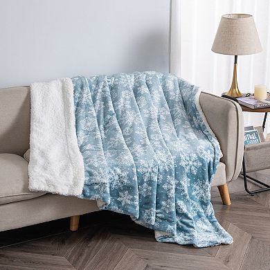 Madelinen® Cielo Berber Velvet Plush Sherpa Throw