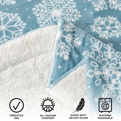 Madelinen® Cielo Berber Velvet Plush Sherpa Throw