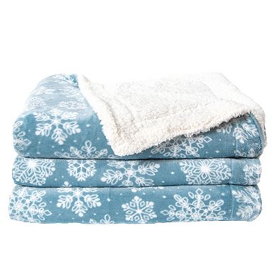 Madelinen® Cielo Berber Velvet Plush Sherpa Throw