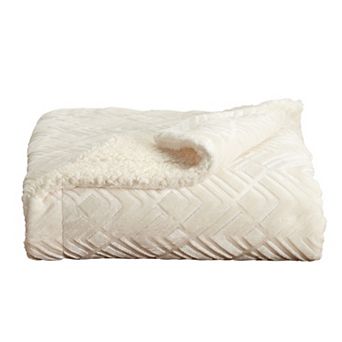 Madelinen® Cielo Berber Velvet Plush Sherpa Throw