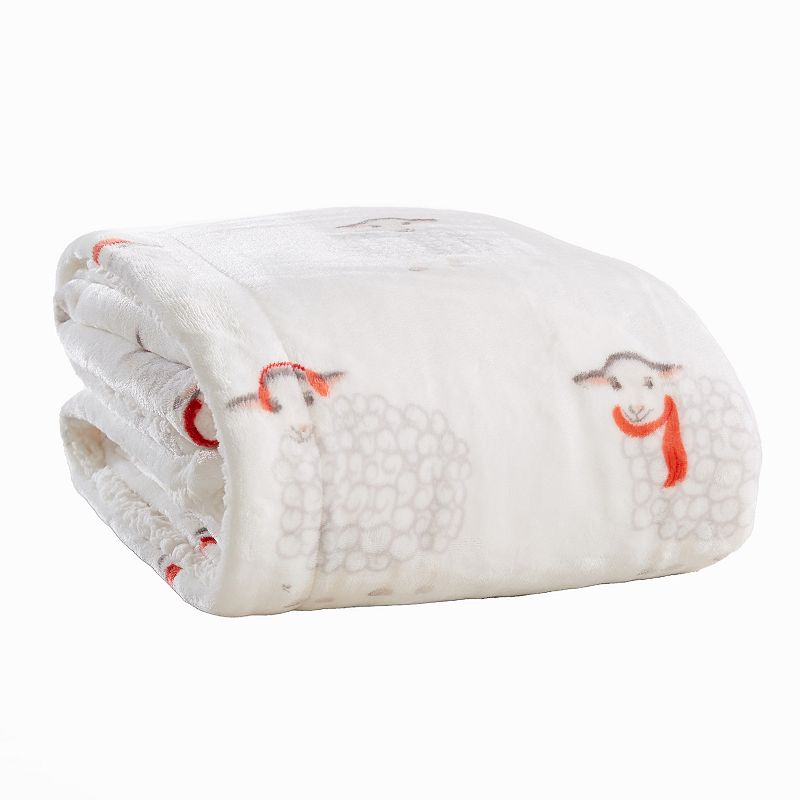 86315566 Great Bay Home Esmay Plush Velvet Sherpa Throw, Mu sku 86315566