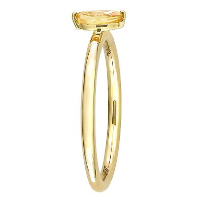 Stella Grace 10k Gold Yellow Sapphire Stackable Ring