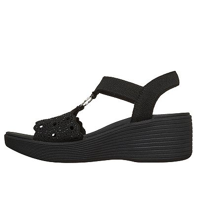 Skechers® Parallel Lite Sparkle Vamp Women's O-Ring Slip-On Sandals