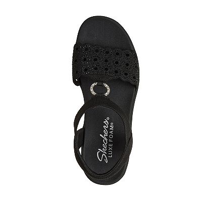Skechers® Parallel Lite Sparkle Vamp Women's O-Ring Slip-On Sandals