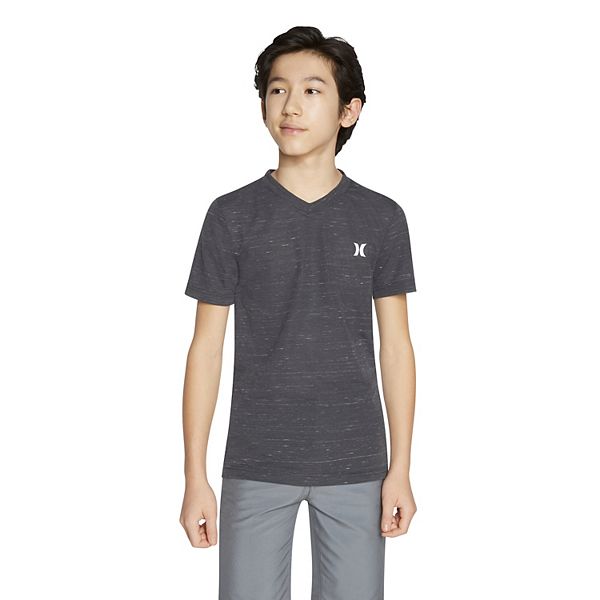 Boys 8-20 Hurley Cloud Slubbed Staple V-Neck Tee - Gray (MEDIUM)