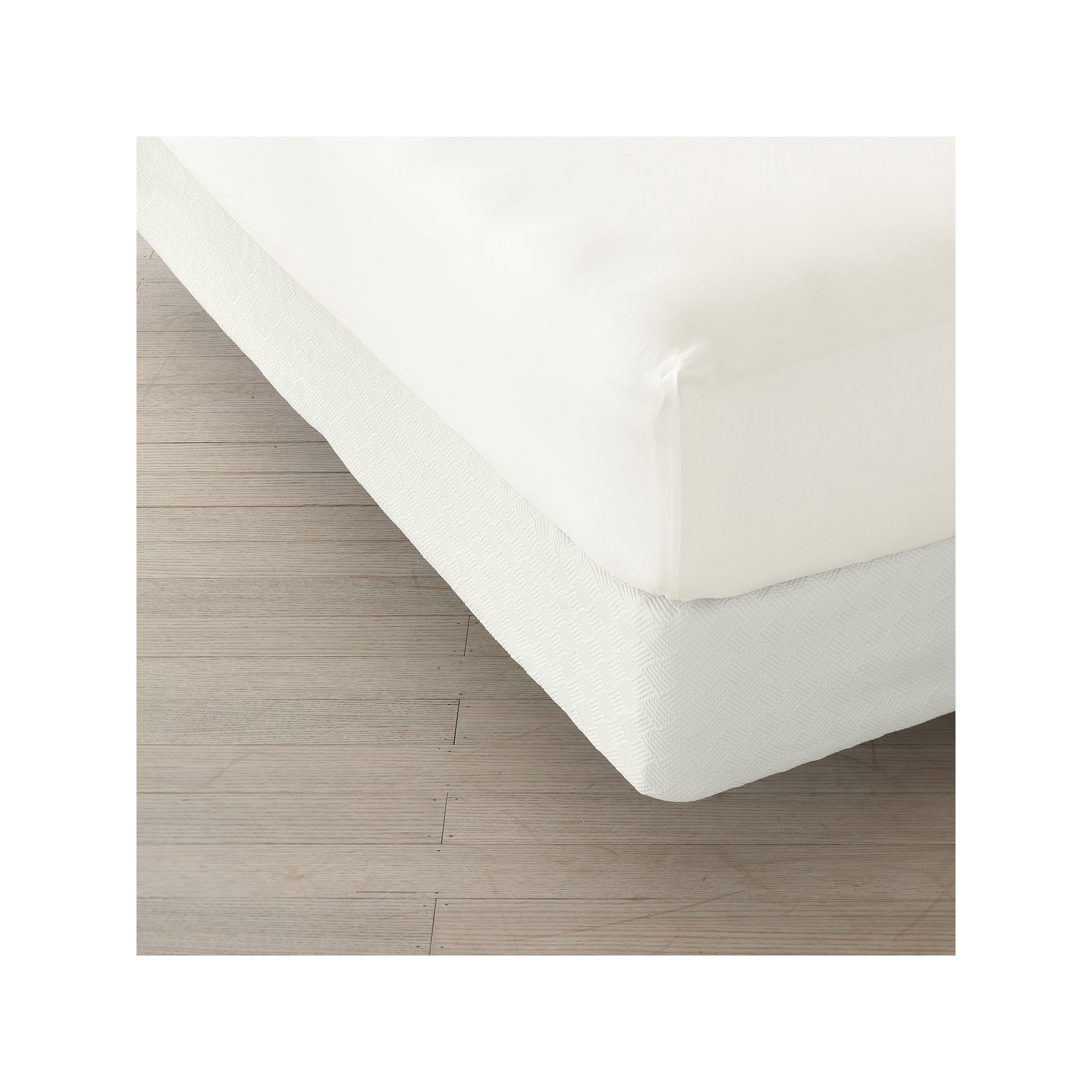 Lands End Matelasse Box Spring Cover, Ivory