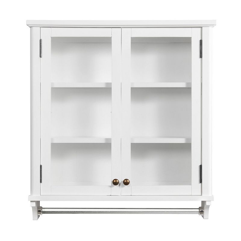 37237998 Alaterre Furniture Dorset Bath Wall Cabinet, White sku 37237998