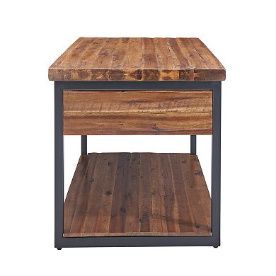 Alaterre Furniture Claremont Rustic Coffee Table & End Table 2-piece Set