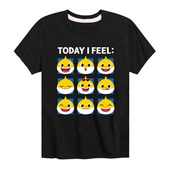 Boys 8-20 Baby Shark Today I Feel Graphic Tee