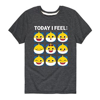 Boys 8-20 Baby Shark Today I Feel Graphic Tee