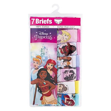 Disney Princess Girls 4-8 7-Pack Underwear