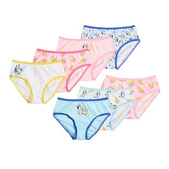 Disney's Bluey Girls 4-8 7-Pack Underwear