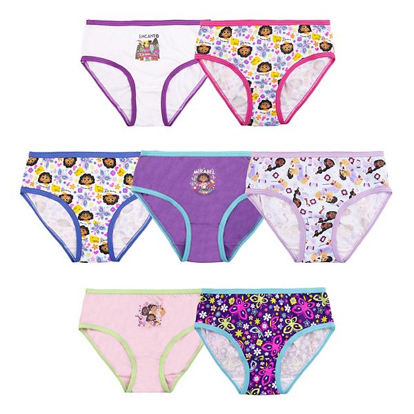 Disney's Encanto Girls 4-8 7-Pack Brief Underwear