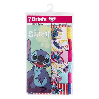 Disney's Stitch Girls 4-8 7-Pack Underwear