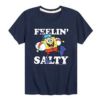 Boys 8-20 Spongebob SquarePants Feelin' Salty Graphic Tee