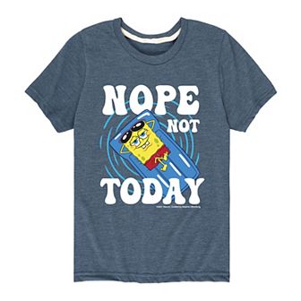 Boys 8-20 Spongebob SquarePants Nope Not Not Today Graphic Tee