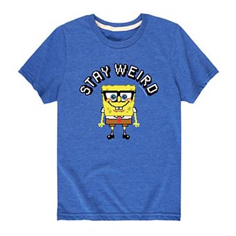 Boys 8-20 Spongebob SquarePants Stay Weird Graphic Tee