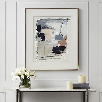 Madison Park Abstract Reveal Abstract Double Matted Framed Glass Wall Art
