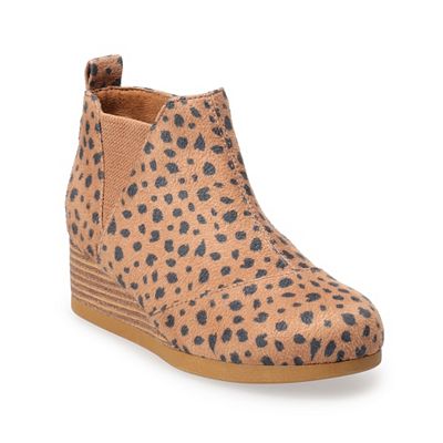Cheetah wedge booties clearance