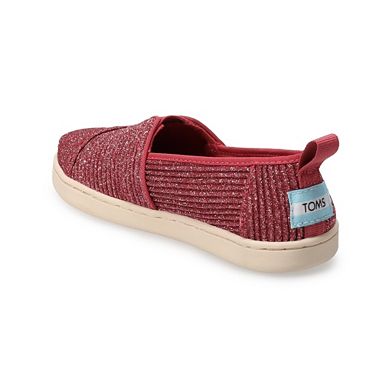 TOMS Glimmer Corduroy Girls' Alpargata Shoes