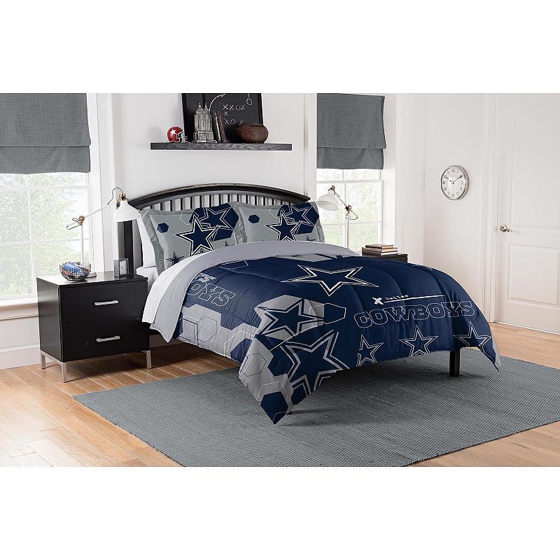 The Northwest Dallas Cowboys Full/Queen Comforter Set with Shams, Multicolo