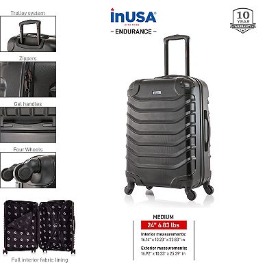 InUSA Endurance Hardside Spinner Luggage